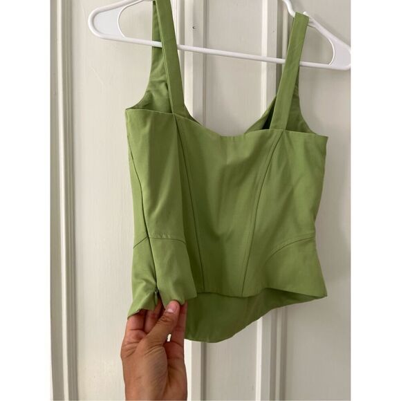 NWT Zara green structured tank XS - Picture 4 of 4